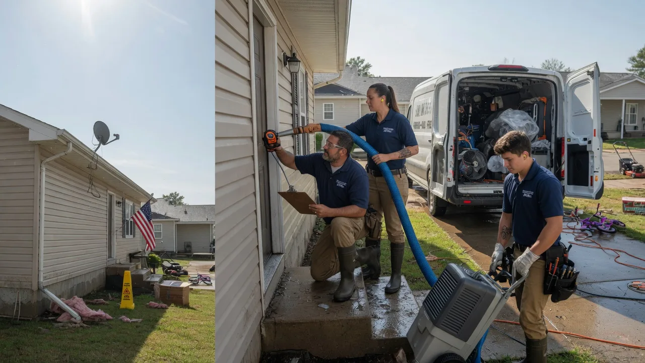 Ceiling Water Damage Restoration in Leland, IA near me